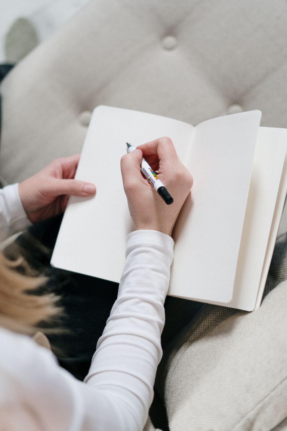 Handschriftliche Notizen während einer Coaching-Sitzung